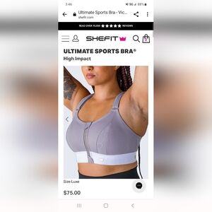 Shefit sports bra- high impact